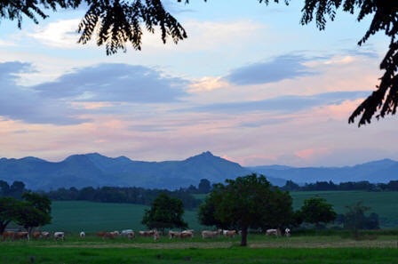 Cottage view towards the Ezulwini Valley